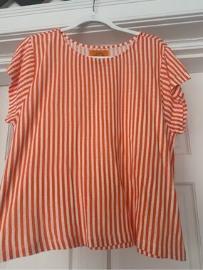 NWOT Coniglio Palm Beach linen top